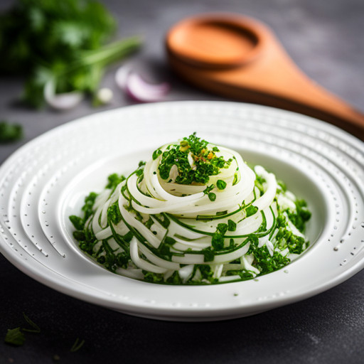 A delicious dish of Parsley and onion 92848